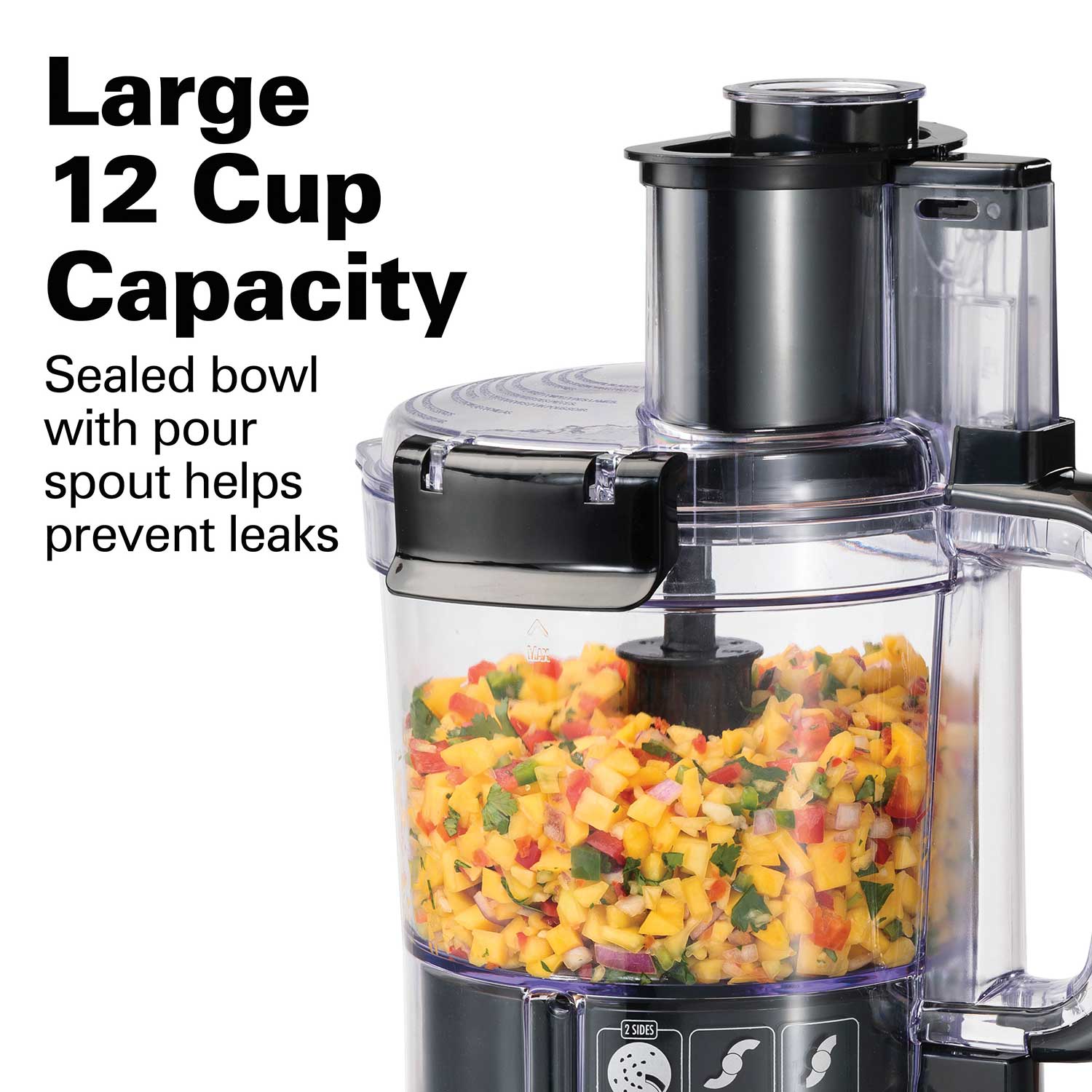 Refurbished Hamilton Beach R70727 12Cup Stack & Snap Food Processor